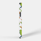 Greenery Tree-Frog Patroonontwerp iPhone Hoesje (Rechterkant)