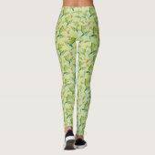 Greenery Tree-Frog Patroonontwerp Leggings (Achterkant)