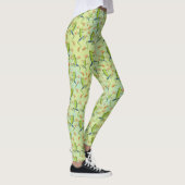 Greenery Tree-Frog Patroonontwerp Leggings (Rechts)