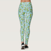 Greenery Tree-Frog Patroonontwerp Leggings (Achterkant)