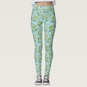 Greenery Tree-Frog Patroonontwerp Leggings (Voorkant)
