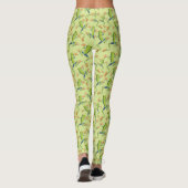 Greenery Tree-Frog Patroonontwerp Leggings (Achterkant)