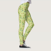 Greenery Tree-Frog Patroonontwerp Leggings (Rechts)