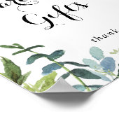 Greenery Tropical Calligraphy Kaarten and Gifts Si Poster (Hoek)