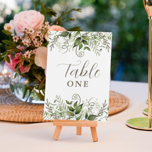 Greenery Tropical Wedding Kaart