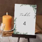 Greenery trouwtafel kaarten sjabloon