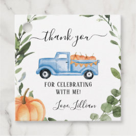 Greenery Truck Pompoen Dank u Label