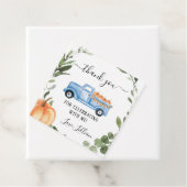 Greenery Truck Pompoen Dank u Label (In situ)