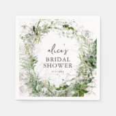 Greenery Tuin Script Vrijgezellenfeest Servet (Voorkant)