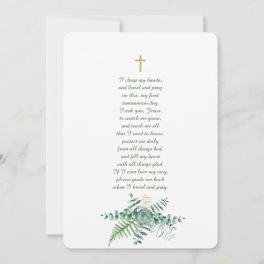 Greenery Twin Community Sjabloon Kaart (Achterkant)