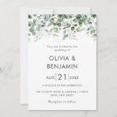 Greenery | Uitnodiging tot weddenschappen (Voorkant)