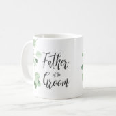 Greenery Vader van de Mok van het Groom Wedding (Voorkant links)