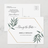 Greenery verlaat uitgesteld script wijziging van d briefkaart (Voorkant / Achterkant)