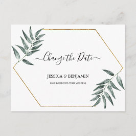 Greenery verlaat uitgesteld script wijziging van d briefkaart