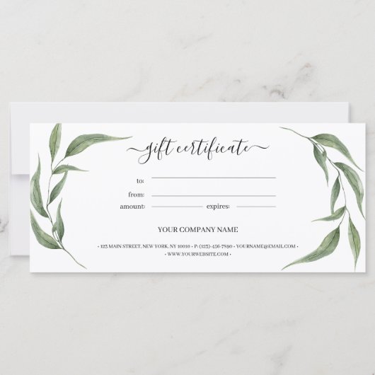 Greenery verliest Business Cadeat (Achterkant)