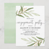 Greenery verlofpartij kaart (Voorkant / Achterkant)