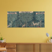 Greenery, Victorian Era Tapestry by Henry Dearle Canvas Afdruk (Insitu (Woonkamer))