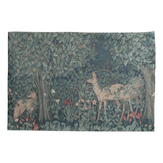 Greenery, Victorian Era Tapestry by Henry Dearle Kussensloop (Achterkant)