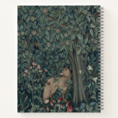 Greenery, Victorian Era Tapestry by Henry Dearle Notitieboek (Achterkant)