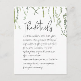 Greenery Vines Details Behuizing Kaart