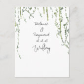 Greenery Vines Details Behuizing Kaart (Achterkant)