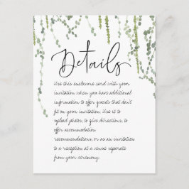 Greenery Vines Details Behuizing Kaart