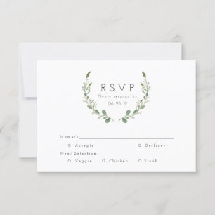 Greenery Vines Waterverf   RSVP