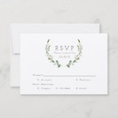 Greenery Vines Waterverf | Rustieke RSVP (Voorkant)