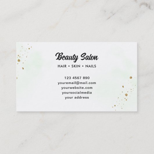 Greenery Visitekaartje (Achterkant)