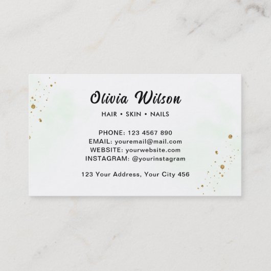 Greenery Visitekaartje (Achterkant)