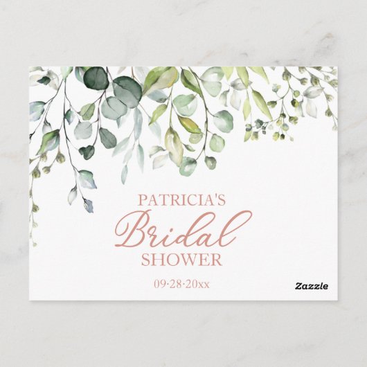 Greenery Vrijgezellenfeest Advies Kaarten (Achterkant)