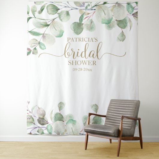 Greenery Vrijgezellenfeest Backdrop Foto Prop Wandkleed (In situ)