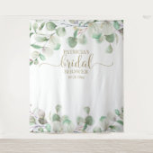 Greenery Vrijgezellenfeest Backdrop Foto Prop Wandkleed (Voorkant)