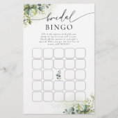 Greenery Vrijgezellenfeest Bingo (Voorkant)