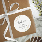 Greenery Vrijgezellenfeest Classic Round Sticker