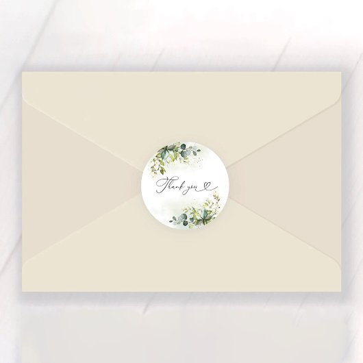 Greenery Vrijgezellenfeest Classic Round Sticker