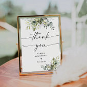 Greenery Vrijgezellenfeest dank u teken Reclamebord Met Voetstuk