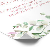 Greenery Vrijgezellenfeest Date Night Jar Sign Poster (Hoek)