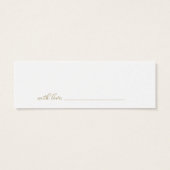 Greenery Vrijgezellenfeest Datum Nacht Kaarten Mini Visitekaartjes (Achterkant)