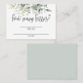 Greenery Vrijgezellenfeest Game Kaart Plaatskaartje (Voorkant / Achterkant)