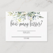 Greenery Vrijgezellenfeest Game Kaart Plaatskaartje (Voorkant)