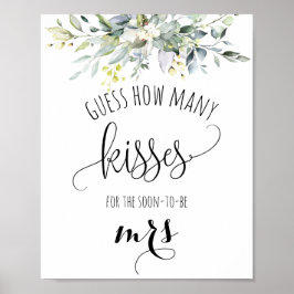 Greenery Vrijgezellenfeest Game Poster