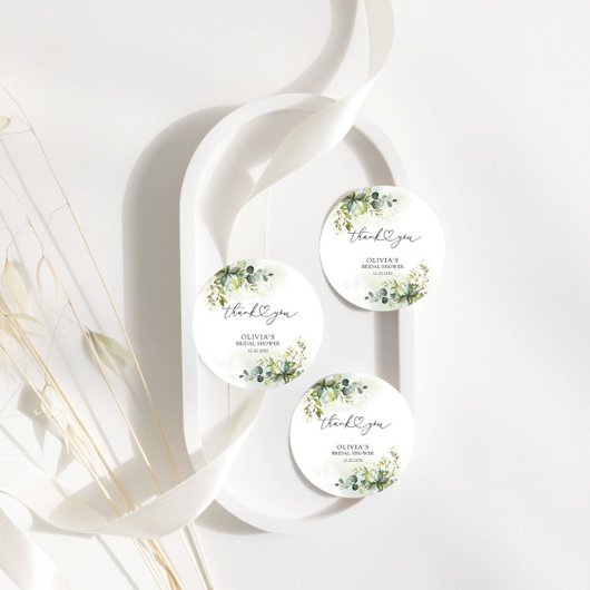 Greenery Vrijgezellenfeest Gift Label