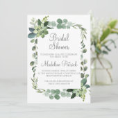 Greenery Vrijgezellenfeest Kaart (Staand voorkant)