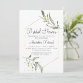 Greenery Vrijgezellenfeest Kaart (Staand voorkant)