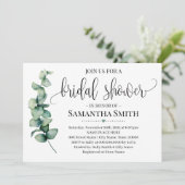 Greenery Vrijgezellenfeest Minimalistische bruilof Kaart (Staand voorkant)