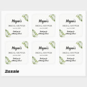 Greenery Vrijgezellenfeest sticker | Favor Bedankt (Vel)