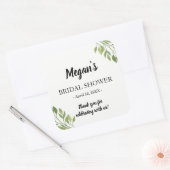 Greenery Vrijgezellenfeest sticker | Favor Bedankt (Envelop)