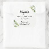 Greenery Vrijgezellenfeest sticker | Favor Bedankt (Tas)