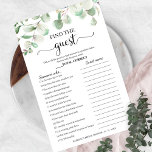 Greenery Vrijgezellenfeest vindt het gastspel Flyer<br><div class="desc">Greenery Vrijgezellenfeest vindt de game-brochure</div>
